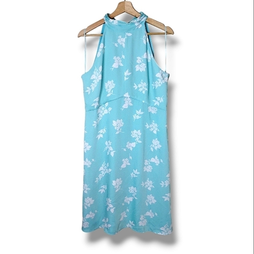 NWT Ann Taylor Floral Tie-Neck Dress